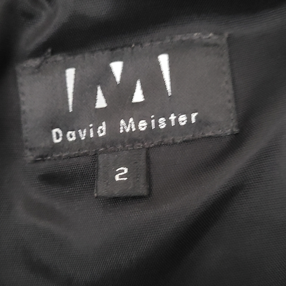 David Meister black Sleeveless dress Y2K Whimsigoth - Picture 9 of 11